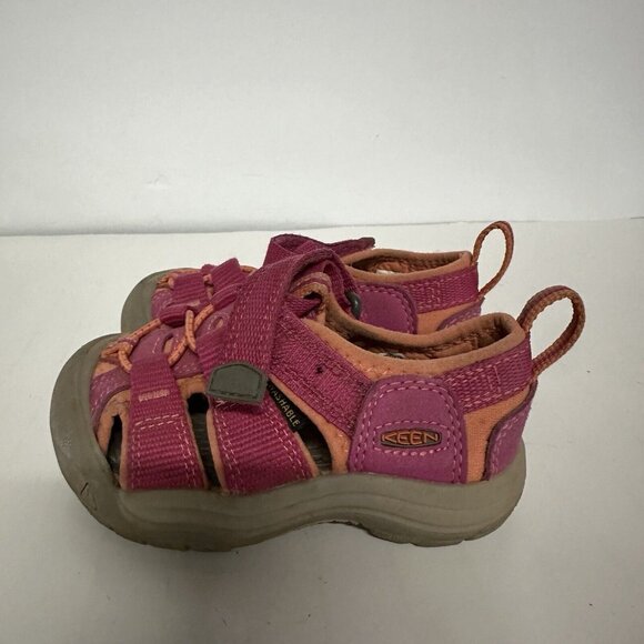 Keen Girls Outdoor Play Sandals Shoes Pink Toddler Size 6 School Hiking Water - Picture 5 of 9
